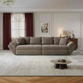 Canapea extensibilă dumonde cu ladă de depozitare Loana Jaguar Maro cappuccino 300x100 cm
