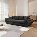 Canapea extensibilă dumonde cu ladă de depozitare Loana Monte Negru 300x100 cm
