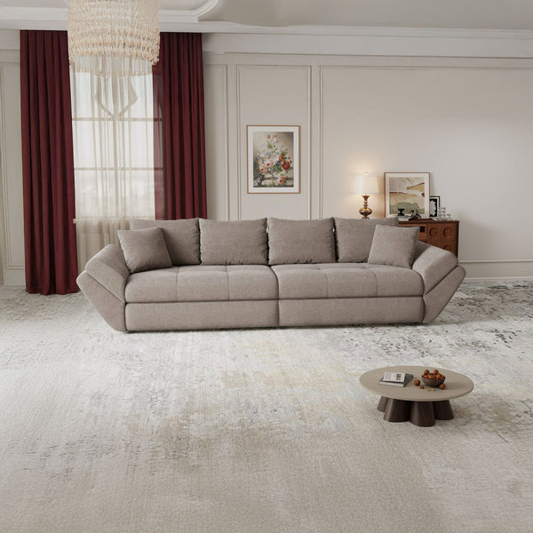 Canapea extensibilă dumonde cu ladă de depozitare Loana Vibe Maro 300x100 cm