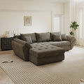 Colțar extensibil dumonde cu ladă de depozitare Loana Vibe 270x185 cm