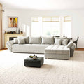 Colțar extensibil dumonde cu ladă de depozitare Loana XL Arena Bej 02 II 335x185 cm