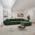 Colțar extensibil dumonde cu ladă de depozitare Loana XL Tilia Verde II 335x185 cm