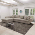 Colțar extensibil dumonde cu ladă de depozitare Loana XL Vibe Bej 06 335x185 cm