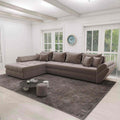 Colțar extensibil dumonde cu ladă de depozitare Loana XL Vibe Maro 335x185 cm