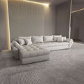Colțar extensibil dumonde cu ladă de depozitare Loana XL Enjoy Beige 335x185 cm