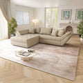 Colțar extensibil dumonde cu ladă de depozitare Loana Enjoy Camel 270x185 cm