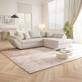 Colțar extensibil dumonde cu ladă de depozitare Loana Enjoy Bej II 270x185 cm