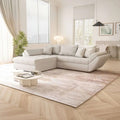 Colțar extensibil dumonde cu ladă de depozitare Loana Enjoy Bej 270x185 cm
