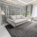 Canapea extensibilă dumonde cu ladă de depozitare Loana Zoom Cream 250x100 cm