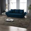 Canapea extensibilă dumonde cu ladă de depozitare Loana Enjoy Petrol 250x100 cm