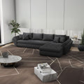 Colțar extensibil dumonde cu ladă de depozitare Loana XL Enjoy Grafit II 335x185 cm