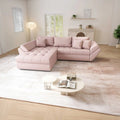 Colțar extensibil dumonde cu ladă de depozitare Loana Enjoy Flamingo 270x185 cm