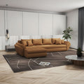 Colțar extensibil dumonde cu ladă de depozitare Loana XL Enjoy Mango 335x185 cm