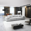 Canapea extensibilă dumonde cu ladă de depozitare Marbela Enjoy Grey XXL 295x120 cm