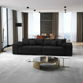 Canapea extensibilă dumonde cu ladă de depozitare Marbela Enjoy Black XXL 295x120 cm