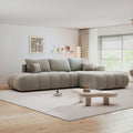 Colțar extensibil dumonde cu lada de depozitare Milano L Arena Bej II 276x195 cm