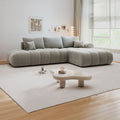 Colțar extensibil dumonde cu lada de depozitare Milano L Arena Gri II 276x195 cm