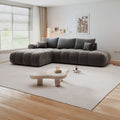 Colțar extensibil dumonde cu lada de depozitare Milano L Arena Gri Grafit 276x195 cm