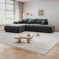 Colțar extensibil dumonde cu lada de depozitare Milano L Monte Gri 276x195 cm