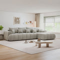 Colțar extensibil dumonde Milano XL Arena Silver II 330x195 cm