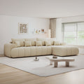 Colțar extensibil dumonde Milano XL Jaguar Linen II 330x195 cm