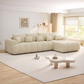 Colțar extensibil dumonde Milano XL Quelle Bej II 330x195 cm