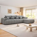 Colțar extensibil dumonde Milano XL Quelle Gri II 330x195 cm