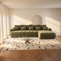 Colțar extensibil dumonde Milano XL Vibe Olive II 330x195 cm