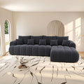 Colțar extensibil dumonde Milano XL Vibe Gri Antracit II 330x195 cm