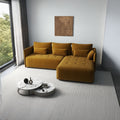Colțar extensibil dumonde cu ladă de depozitare Malta Ambience Mustard II 235x185 cm