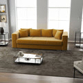 Canapea extensibilă dumonde cu ladă de depozitare Gloria Ambience Mustar 240x100 cm