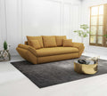 Canapea extensibilă dumonde cu ladă de depozitare Loana Ambience Mustar 250x100 cm