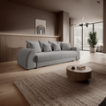 Canapea extensibilă dumonde cu ladă de depozitare Verona New Grey 260x100 cm