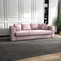 Canapea extensibilă dumonde cu ladă de depozitare Gloria Enjoy Flamingo 240x100 cm