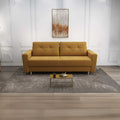 Canapea extensibilă dumonde cu ladă de depozitare Summer Zoom Mustar 225x100 cm