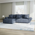 Colțar extensibil dumonde cu ladă de depozitare Berlin Enjoy Antracit 280x185 cm