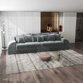 Canapea extensibilă dumonde cu 2 lăzi de depozitare Verona Monte Gri 90 310x120 cm