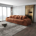 Canapea extensibilă dumonde cu 2 lăzi de depozitare Verona Cremona Teracota 310x120 cm
