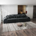 Canapea extensibilă dumonde cu 2 lăzi de depozitare Verona Monte Negru 310x120 cm