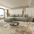 Colțar extensibil dumonde cu ladă de depozitare Berlin XL Vibe Mint 350x185 cm
