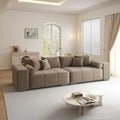 Canapea extensibilă dumonde cu ladă de depozitare Marbela XXL Jaguar Maro Cappuccino 295x120 cm