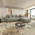 Colțar extensibil dumonde cu ladă de depozitare Berlin XL Vibe Mint 85 II 350x185 cm