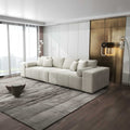 Canapea extensibilă dumonde cu ladă de depozitare Marbela XXL Arena Bej 20 295x120 cm