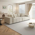 Canapea extensibilă dumonde cu ladă de depozitare Marbela XXL Monte Bej 295x120 cm