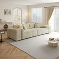 Canapea extensibilă dumonde cu ladă de depozitare Marbela XXL Cremona Gri Deschis 295x120 cm
