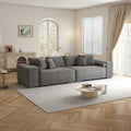 Canapea extensibilă dumonde cu ladă de depozitare Marbela XXL Tilia Gri 295x120 cm