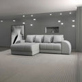 Colțar extensibil dumonde cu ladă de depozitare Verona Enjoy Gri 290x185 cm