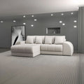 Colțar extensibil dumonde cu ladă de depozitare Verona Enjoy Bej 290x185 cm
