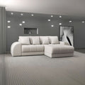 Colțar extensibil dumonde cu ladă de depozitare Verona Enjoy Bej II 290x185 cm