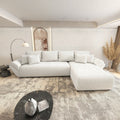 Colțar extensibil dumonde cu ladă de depozitare Berlin XL Zoom Crem 350x185 cm II
